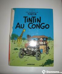 BD/Bande dessinée Tintin "Tintin au Congo"